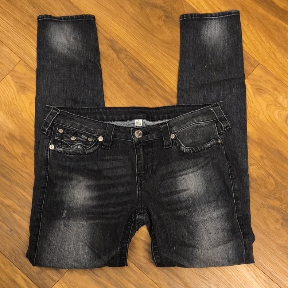 True Religion Basic Black Skinny Jeans